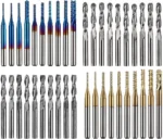 40pcs 12mm End Mill CNC Router Bits Set