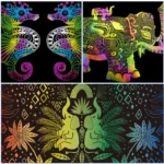 Laser Engraving Machine Color Gradient Drawing Paper Set DIY - Image 2
