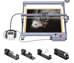 CR Falcon Laser Engraver 10W Combo with Rotary Roller and Air Assist